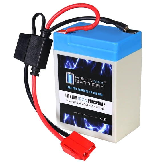 6V 4.5AH F1 Lithium Replacement Battery Compatible With Kid Trax Marvel Spider-Man 6V ATV Ride-On