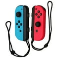 thumbnail image 1 of Nintendo Joy-Con Contrôleurs avec Sangles - Gauche Néon Bleu/droite Rouge (HAC-015/16) (Utilisé), 1 of 5
