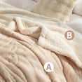 thumbnail image 4 of Luoshdecor Sherpa Throw Blanket for Couch,Soft Cozy Jacquard Blankets for All Season, Cute Small Tufted Throws for Bed ,Couch,Sofa,Hotel 27.5x 39 in, 4 of 8