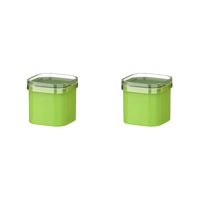 Cateissary Molde para hacer cubitos de hielo, tapa, caja de almacenamiento, barra de cocina, liberación rápida de un botón, capacidad para Type2 NO2