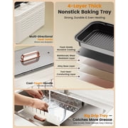 Smokeless Indoor Grill with Removable Pan, Auto Skewers, Hot Dog Roller, Dual Zone & Lid