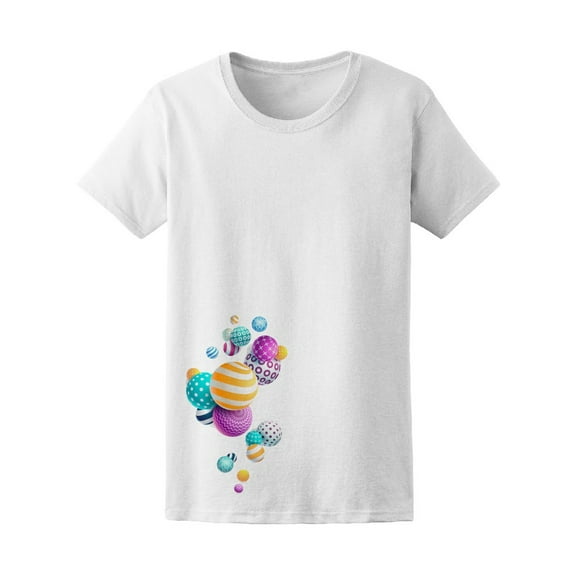 Multicolor Abstract Balls Women's Tee - Image by Shutterstock