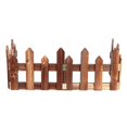 thumbnail image 1 of 1 Set Wooden Fencing Anti-corrosive Carbonized Patio Courtyard Wood Fence, 1 of 2