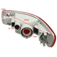 thumbnail image 5 of Right Tail Fog Light Bumper Side Marker Reflector Red For Mitsubish Outlander US, 5 of 6