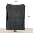 thumbnail image 5 of Heated Electric Throw Blanket, Sunbeam, Cozy Sherpa, Grey Slate, 50" x 60", 5 of 8