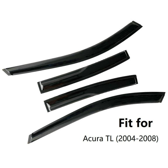 Fit for Acura TL 2004-2008 Window Vent Visor Rain Deflector Sun Guard, 04-08 Acura TL Window Visor Rain Guard (4 Pcs)