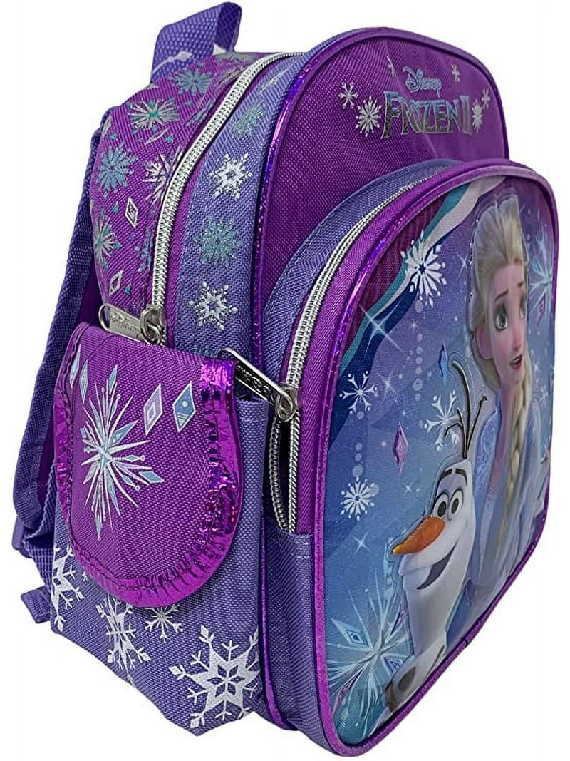 alipher kids backpack frozen Disney Frozen 2 Elsa and Olaf Toddler 10 Inch Backpack
