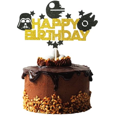 Glitter Star Wars Cake Topper For Children Birthday Party Decorations Alien War Themed Party Walmart Canada