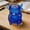 Blue, variant on Mini Highland Cow Figurines, In the Dark Cow Figurines 5 Colors Cute Resin Cow Statue Luminous, Ornament for Home Decor