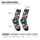 thumbnail image 2 of Balery Green Tropical Leaves Calcetas Largas con Estampado para Hombre y Mujer – Suaves y Transpirables, Talla Única (US 5-11), 2 of 6