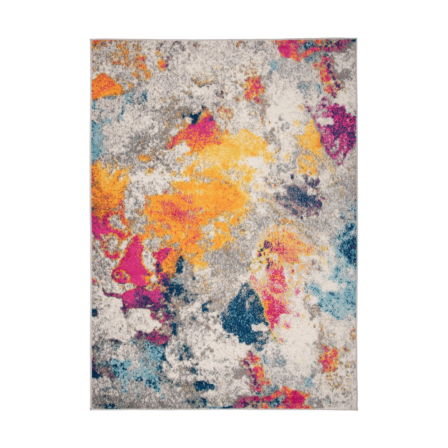 Contemporary Abstract Multi 5'x7' Area Rug