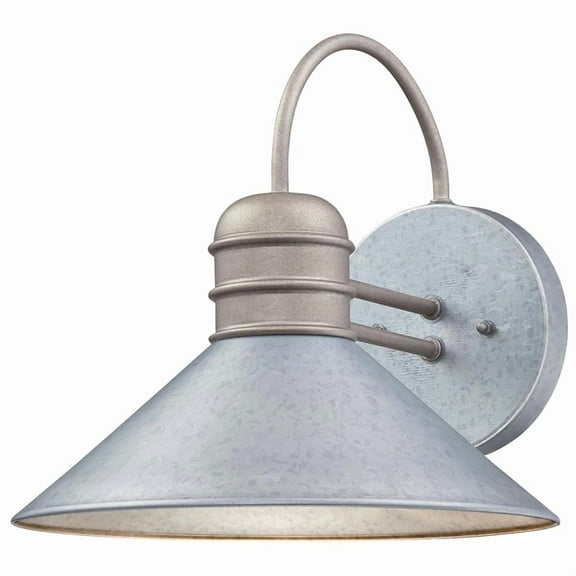 Open Box Westinghouse 6360900 Watts Creek One-Light Outdoor Wall Fixture, Galvanized Steel Finish