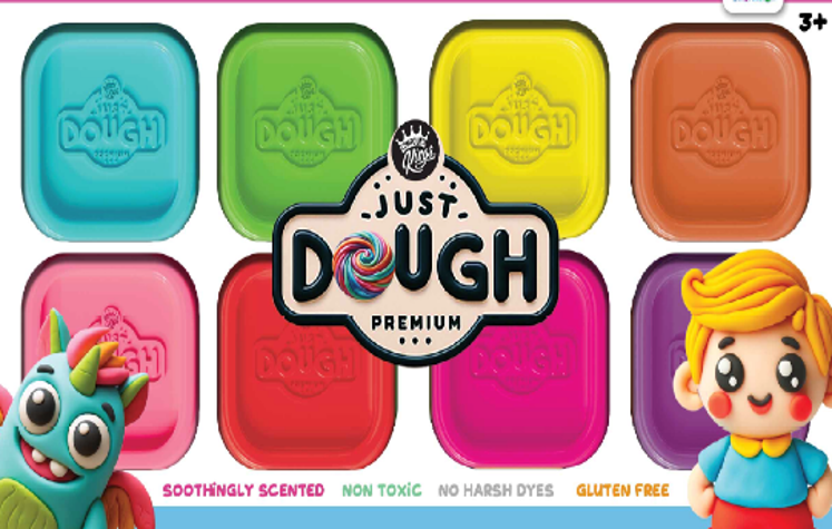 Compound Kings, Scented Modeling Dough Slime, 8 Pack Multicolor Dough, Children Ages 3 and Up