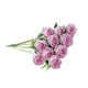 thumbnail image 1 of Yuarrent 10 piezas de tela de simulación de flores artificiales de larga duración para el hogar, sala de estar, fiesta, plantas decorativas de flores Flores artificiales Rosa claro Yuarrent HA084570-02, 1 of 6