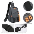 thumbnail image 6 of Dxzfnsa 2026 Upgrade Crossbody Bag Men's Multi Functional Chest Bag USB Rechargeable Crossbody Backpack Korean Style Casual Versatile Shoulder Bag, 6 of 6