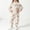 Z28-Beige, variant on Spazoro Kids Girls 2PC Outfit Sets, Cute Print Zip Up Soft & Comfy Long Sleeves Casual Collared Shirt and Jogger Pants Sets for Fall Winter Beige Size 9-10