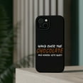 thumbnail image 4 of DistinctInk MagSafe Tough Case for Apple iPhone 14 (6.1" Screen) - Hand Over The Chocolate Nobody Gets Hurt - Raised Bezel Screen Guard, 4 of 6