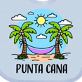 thumbnail image 4 of Inktastic Summer Vacation in Punta Cana Boys or Girls Baby Bib, 4 of 4