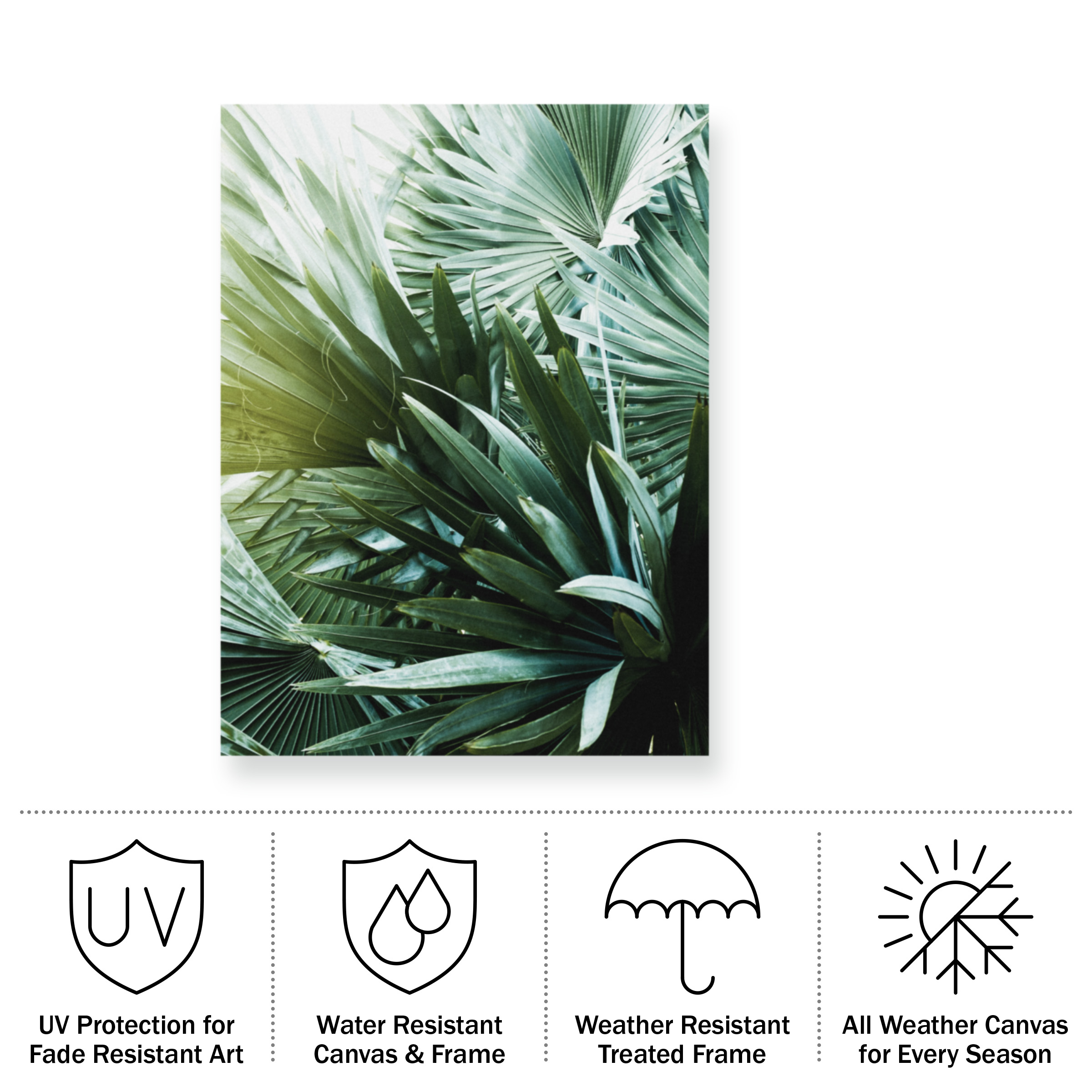 Incado 'Leaf II' Outdoor Canvas