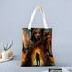 thumbnail image 2 of The Northman Bolso de tela con estampado de lienzo para mujer, bolsa de compras reutilizable y estética, con cremallera interior, regalo para mujer, 35 × 40 cm., 2 of 6