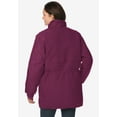 thumbnail image 2 of Woman Within Plus Size Quilt-Lined Taslon Anorak, 2 of 6