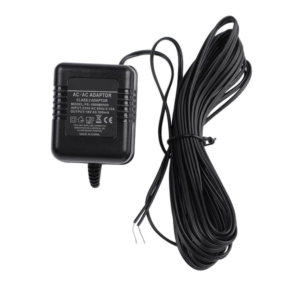 24V 500MA Power Adapter For Ring Smart Video Doorbell, Linear Transformer With 3 meter Cable, Stable Electrical Supply Accessory For Home Security Systems(A)