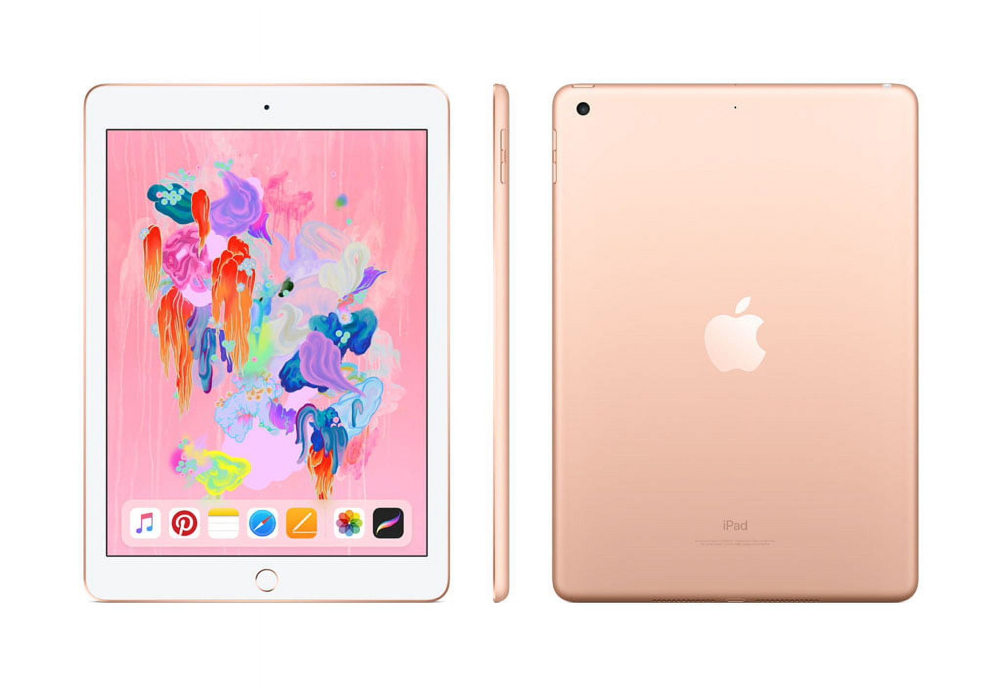 Apple iPad (6th Gen) 32GB Wi-Fi - Gold - Walmart.com