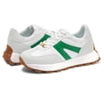 thumbnail image 5 of LUCKY STEP Womens Platform Shoes Chunky Fashion Lace-up Sneakers Casual Shoes,Grey&Green, 5 of 6