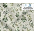 thumbnail image 2 of Soimoi 56 Inch Wide Polyester Canvas Fabric by The Yard - Leaves Pattern - Off White - Water-Resistant Outdoor & Upholstery Material, 2 of 7