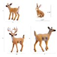 thumbnail image 5 of Figuras de animales del bosque, figuras de criaturas del bosque, juguetes en miniatura, adornos para pasteles, 10 Uds., 5 of 5