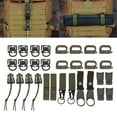 thumbnail image 3 of Molle Attachments Buckle Water Bottle Buckle Accessories Carabiner Elephant Hanging Buckle 30 Pcs Backpack Outdoor Nylon Outside Rucksack Leather Buckle Bagpack  Nylon Buckle, 3 of 7