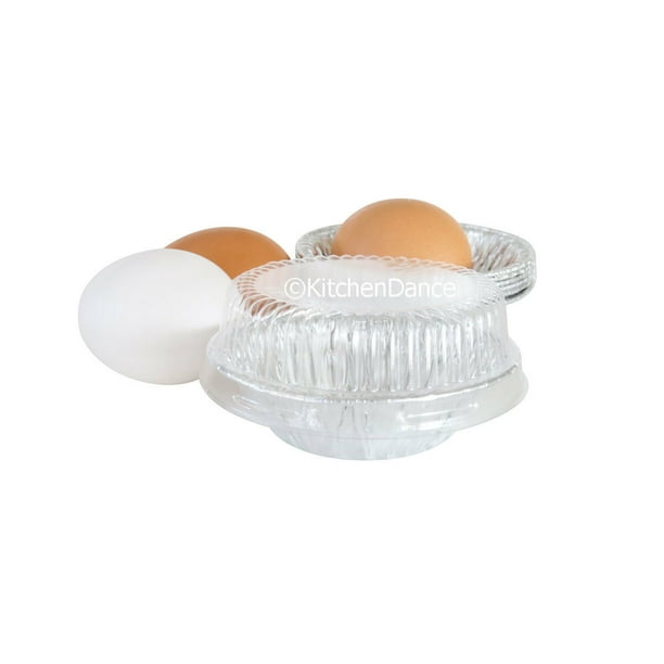 3 " Disposable Aluminum Foil Tart Pan / Mini Pie Pan w/ Clear Dome Lid