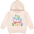 thumbnail image 2 of Inktastic My Poppy Loves Me Toddler Hoodie, 2 of 4