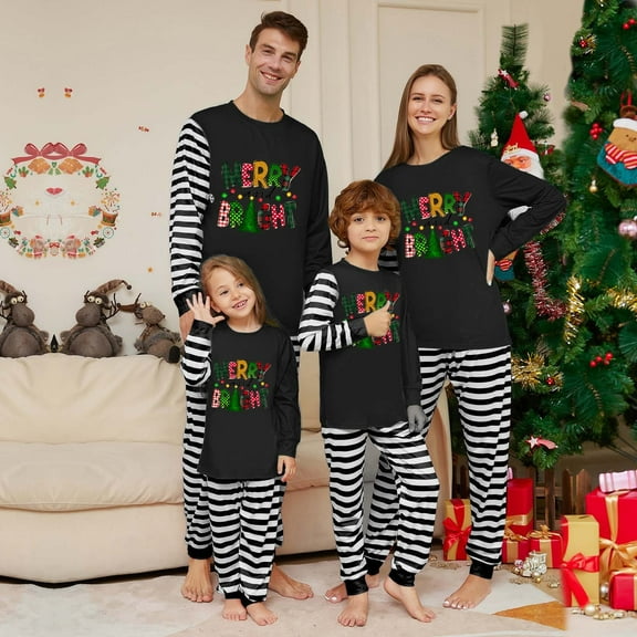 Onlypjs Family Matching Christmas Pajamas Sets – Festive Holiday Sleepwear for Women, Men, Couples