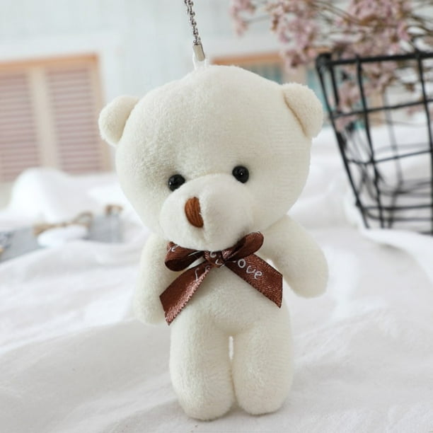12 cm Venta al por mayor Llavero Año Nuevo Día de San Valentín Llavero / Oso Llavero / Oso de peluche / Pequeños osos de peluche cariñosos / Llavero de peluche / Huevo de Pascua Deng Xun unisex