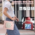 thumbnail image 4 of Case for iPad Air 13 (2026 M4/2025 M3/2024 M2)/iPad Pro 12.9 inch (2022/2021/2020/2018), 360 Degree Rotating Hand Grip Shockproof Cover with Shoulder Strap, Cherry Pink, 4 of 7