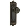 thumbnail image 5 of Grandeur Winbou_Prv_234 Windsor Solid Brass Rose Privacy Door Knob Set - Brass, 5 of 6