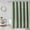 Green, variant on Waffle Shower Curtain, Thick Weighted Fabric, Wrinkle and Rust Resistant, Weighted Hem,Classic Hotel Quality Design, Machine Wash