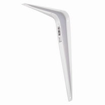 Hampton White Steel Shelf Support 18 Ga. 8 in. L 100 lb