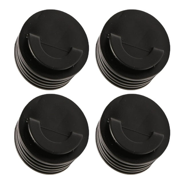 4 tapones de goma para imbornales de kayak, repuesto marino, impermeables S