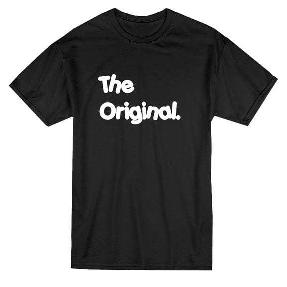 The Original Matching Dad Son Men Black T-Shirt, Male XX-Large