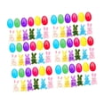 thumbnail image 4 of Huevos de Pascua con animales de peluche Decoración ideal Regalo ideal Rellers de altavoces de canasta de bricolaje para niños Festival de cumpleaños 36 set, 4 of 8