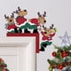 thumbnail image 4 of Santa Claus Wapiti Wooden Door Corner Sticker Holiday Party Door Corner Decoration Sticker, 4 of 5