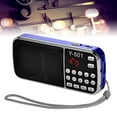 thumbnail image 4 of SUSUchens Y FM Radio Digital Support TF Card USB AUX Portable LED Flashlight Audio Music Speaker for Mobile Phone Blue, 4 of 13