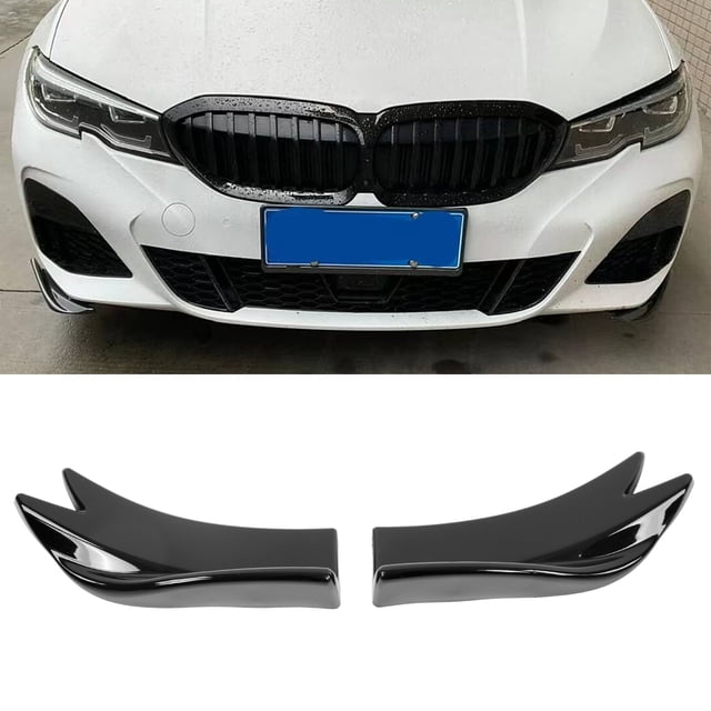 Spoiler de Parachoques de Labios Trasero, Universal Fácil de Instalar Difusor de Parachoques Trasero Hermoso Negro Brillante Con Tornillo para la Modificación del Automóvil para que