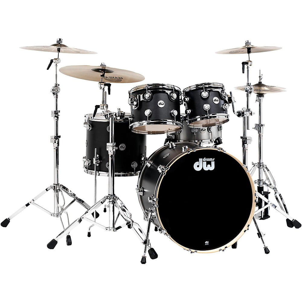 DW Collector's Series 4-Piece Shell Pack Natural Maple Chrome
