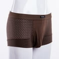 thumbnail image 2 of Men Boxer Briefs, Bulge Pouch Underpants, Breathable Underwear, 2 of 5