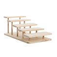 thumbnail image 2 of Almencla Wooden Glasses Display Rack Jewelry Holder Organizer Glasses Display Stand Doll, 2 of 8