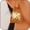 Gold1, variant on Hoop Earrings for Women Wide Hoop Earrings Large Big Flat Huggie Hoops Earrings Trendy Chunky Hoops Earrings Statement Earrings Jewelry for Women