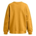 thumbnail image 5 of TEAJOPSUU Womens Crewneck Sweatshirts Chest Pocket Long Sleeve No Hood Sweatshirts Relaxed Fit Casual Fall Winer Pullover for Everyday Gym Yoga Yellow, 5 of 6